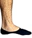 No Show Socks For Men 3pk Quality Cotton Lge Heel Grip Non Slip Black, Small