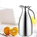EgoEra Stainless Steel Double Walled Vacuum Insulated Jugs, Tea Water Coffee Thermal Carafe/Insulation Pot/Coffee Pot/Cafetiere Jug/Water Pitcher with Handle and Spout (1L)
