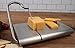 RSVP International Endurance Collection Cheese Slicer, Guillotine Style Sleek Modern Design, Stainless Steel Blade, Non-Skid Feet, Dishwasher Safe, 7x5.25