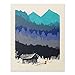 Wilderness Nature Art Print - Mountain Forest Fox Outdoor Landscape 8 x 10