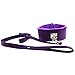 PU Leather Soft Neck Choker Collar With Chain Detachable Leash For Men Women