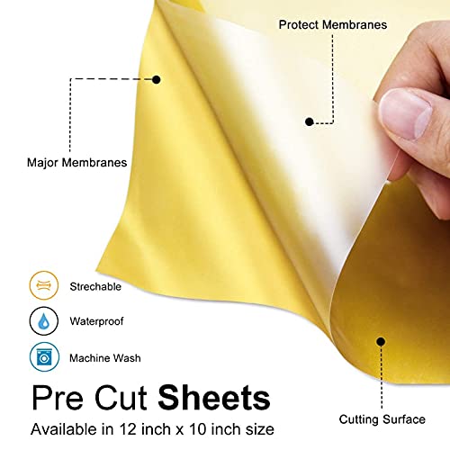 Kenteer HTV Heat Transfer Vinyl Bundle 10 Pack(12" x 10") Sheets