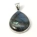 1PC Natural Labradorite Drop Pendants