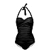 Raintropical Elegant Inspired Retro Vintage One Piece Pin Up Monokinis Swimsuit(FBA)