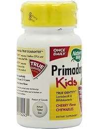 Nature 's Way primadophilus para niños, cereza, 30 Count (Pack de 2)