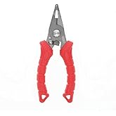 Bubba Split Ring Pliers with Micro Serrated Line Cutters, Precise Tip, Stainless Steel Construction, 6", For Fishing, Line Cutting