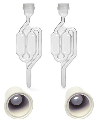 1 Twin+Bubble+Airlock+Carboy+Bung