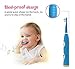OJV Kids Electric Toothbrush Kids Tooth Brush Sonic Music Child Electric Toothbrush Waterproof Rechargeable Children Toothbrush for Kids Ages 3+