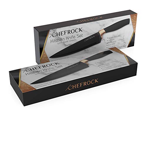 22 Piece Set of Kitchen Knives Includes Steak Knife Set With Sheath