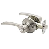 Copper Creek KL2230SS Scandinavian Privacy Kasha Non-Handed Lever, Satin Stainless