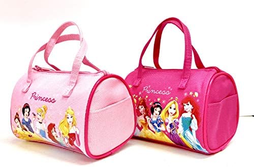 Disney Princess Small Hand Bag For Little Girl 7 * 4 Pink & Hot Pink (2 Packs)