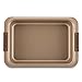 Anolon Bronze Nonstick Baking Pan With Lid / Nonstick Cake Pan With Lid, Rectangle - 9 Inch x 13 Inch, Brown