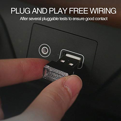 image for ICBEAMER 1 pc Red Color LED Universal USB Interface Plug-in Miniature 