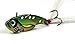 Muzata 8PCS VIB Spoon Blade Metal Fishing Lure, Bream Bass Flathead Crankbait Spinner, 2.16inch 0.42OZ Per piece