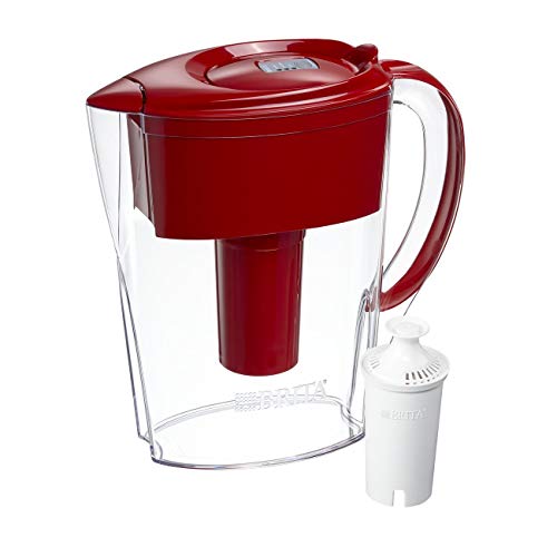 Brita 6 Cup Space Saver BPA Free Water Pitcher with 1 Filter
