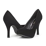 DREAM PAIRS GLORIA Women's New Classic Elegant Versatile Stiletto Dress Platform Pumps Heels Shoes