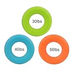 Wisdompro-Hand-Grip-Forearm-and-Finger-Strengthener-Exercise-Rings-Set-of-3-Different-Resistance-Levels-30-40-and-50-pounds-Increase-Your-Hand-Strength-Pinch-and-Crush-Strength