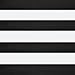 Turquoize Window Treatment Thermal Insulated Grommet Room Darkening Striped Curtains Drapes for Bedroom/Living Room (2 Panels, 55 x 96 Inches, Black/White)