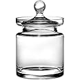 Barski Glass - Biscuit Jar - Candy Box - 7.75" H - Glass - Clear Made in Europe