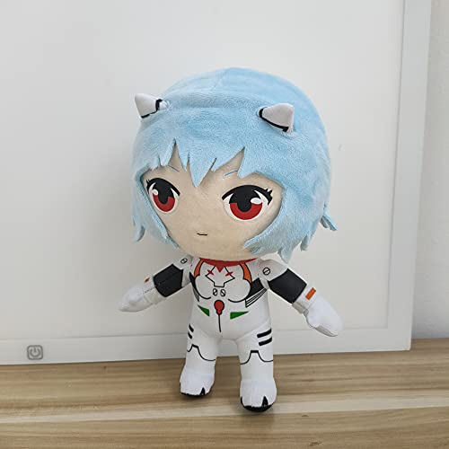 EYTUYDJ Rei Plush Anime Rei Chiquita Stuffed Plushie Ayanami Fumo