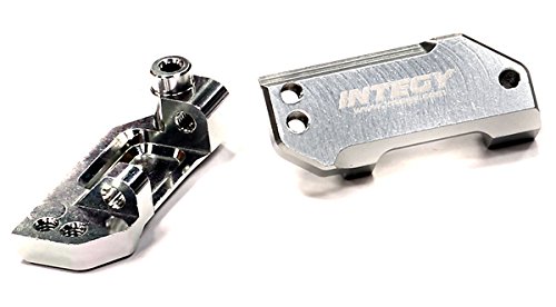 Integy RC Model Hop-ups T8663SILVER Billet Machined Front Caster Blocks 1/10 Traxxas Slash 2WD
