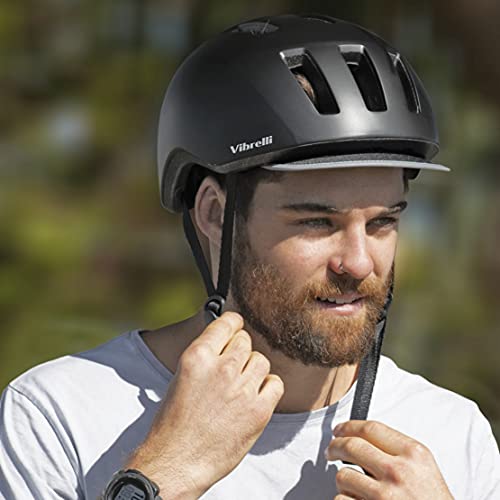 Vibrelli Commuter Bike Helmet for Men & Women Detachable Reflective