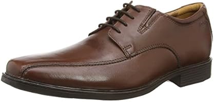 Clarks Tilden Walk, Zapatos de Cuero Para Hombre
