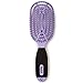 NuWay 4Hair NuWay DoubleC U.S. Patented Double Curved/Circular Vented Detangler, Purple, 1 Count