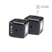LUME CUBE - LED Light for Photo, Video, and Content Creation - 1,500 Lumens - Portable, Durable, Waterproof (Two Pack - Black)