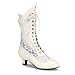 Victorian Lace Insert High Wedding Boots Lace Goth Granny Boots 115