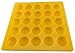 Guttman Rose, Yellow, Flexible, Soft Candy Mold used as Cream Cheese Mint Mold, Buttercream Mold, Fondant Mold, Marzipan Mold, Chocolate Mold, Fudge Mold, Caramel Mold and Butter Mold
