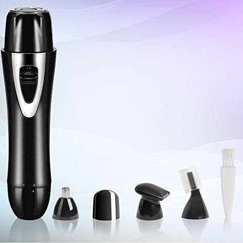 Hair Remover/Painless Facial Hair Removal/Nose&Eyebrow Bikini Trimmer/Electric Shaver with Rechargeable USB Cable&4 Functional Razors for Women&Men,Portable Lipstick Design