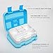 Kids Lunch Box - Leakproof 5-Compartment Bento Box for Kids and Toddler, Travel and On-the-go Meal and Snack Packing Food Storage Container, Lunch Box for boys and Girls (Blue)