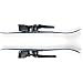 Lucky Bums Kid Beginner Snow Skis, Digital Blue