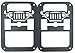 XYZCTEM 2 X Tail Lamp Tail Light Cover Trim Guards Protector for Jeep Wrangler