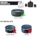 Rechargeable Battery Base for Echo Dot (3rd Gen) - 7000mAh Portable Charger by Wasserstein (Black)