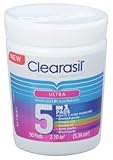 Clearasil Ultra 5 In 1 Pads 90 Count Jar