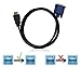 HDMI to VGA Cable, eBerry HDMI Male to VGA Male D-SUB 15 Pin M/M Connector Adapter Cable Cord Transmitter (NO SIGNAL CONVERSION FUNCTION), One-way Transmission from HDMI to VGA - 6ft/1.8m Black