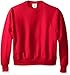 Champion Men's Low Rising Sweatshirt, Team Red Scarlet - Logo, X-Large