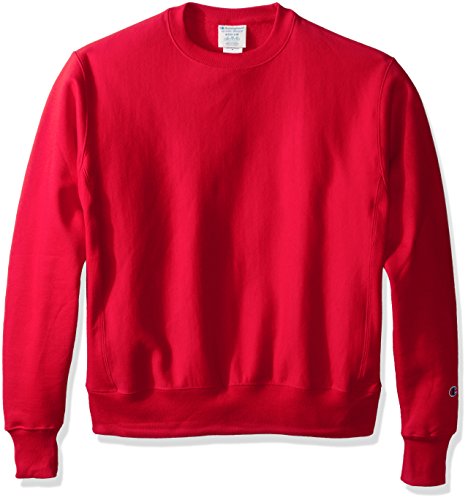 Champion LIFE Men's Reverse Weave Crew, Team Red Togo Ubuy