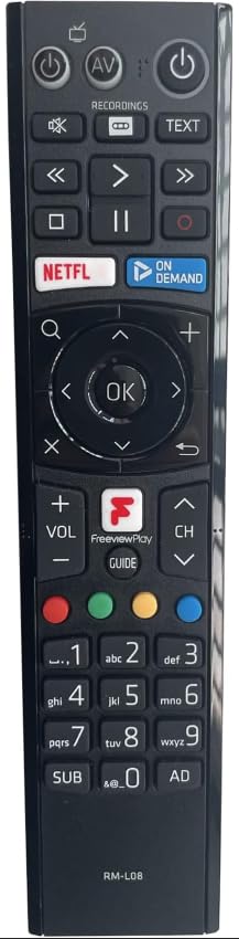for humax rm-l08 remote control compatible for humax remote control rm-l08 for Freeview Play HD TV Recorder FVP-4000T FVP-5000T FVP-5000 FVP4000T FVP5000T FVP5000