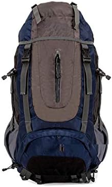 RYRYBH Neutral 60L large capacity mountaineering bag men and women outdoor camping bag waterproof wearable multi-function climbing travel backpack backpack (color : Dark Blue, Size : Onesize)