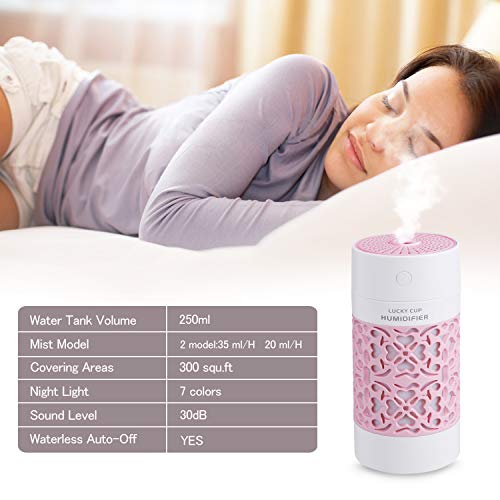 Portable Humidifiers Car Humidifier Cool Mist Humidifying for Kids