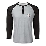 FOCO mens Nfl Team Logo Long Sleeve Henley