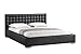 Baxton Studio BBT6183-Black-Bed Platform, Queen, Black