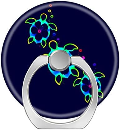 LoveStand-Cell Phone Ring Holder 360 Degree Finger Ring Stand for Smartphone Tablet and Car Mount-3 tie Dyed Honu Turtles