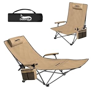 DesertFox リクライニングチェア キャンプ椅子 4way 仮眠 昼寝 アウトドアチェア 【耐荷重150kg】