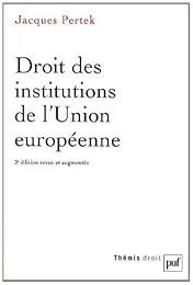 Droit des institutions de l'Union européenne