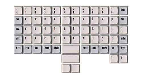 DROP + MiTo XDA Canvas Keycap Set for Ortho Keyboards - Compatible with Cherry MX Switches and Clones (Ortholinear 64-Key Kit)