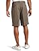 Haggar Men's Cool 18 Gabardine Hidden Expandable Waist Pleat Front Short,Bark,38
